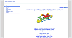 Desktop Screenshot of jestersadventureplay.co.uk